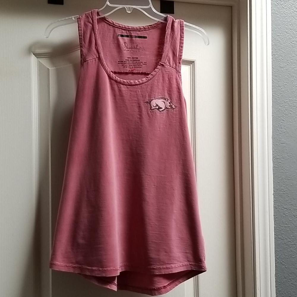 Arkansas Razorbacks Tank Top - L